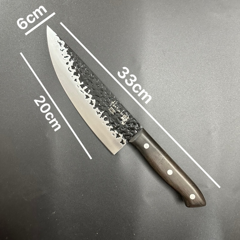 Dao thái lọc thịt hãng Akatsuki Nhật - siêu sắc bén, thép trắng được thiết kế lớp vân đen không rỉ - Image 6