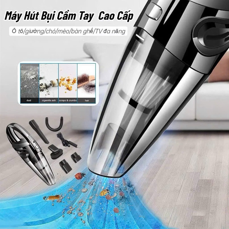 Máy hút bụi cầm tay mini không dây chuyên hút bụi ô tô, giường tủ - Image 5