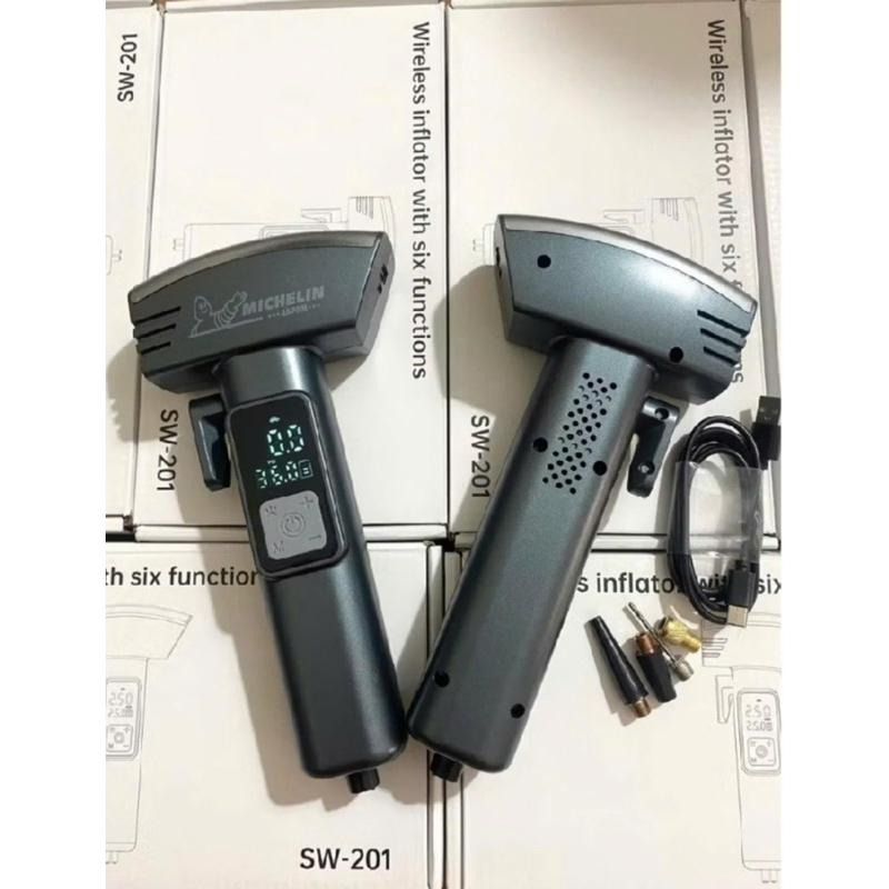 Bơm Xe Dùng Pin Michelin - Japan Công Suất7.4V, Dung Lượng Pin 4000mah - Image 2