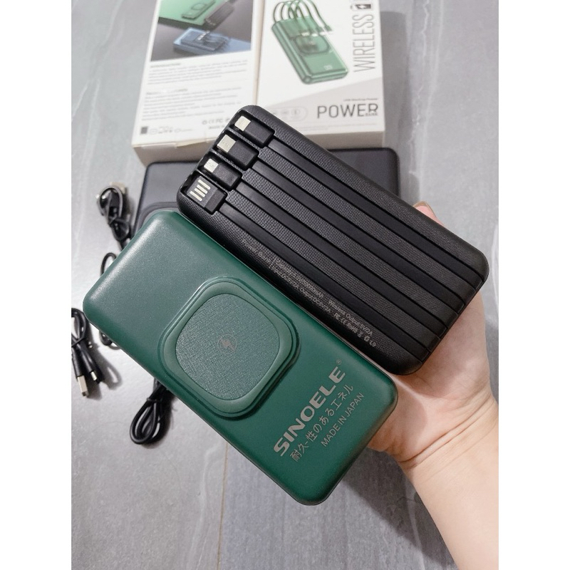 Sạc dự phòng không dây Nhật SINOELE dung lượng 50,000mah tích hợp 4 cổng đầu ra-QP STORE - Image 3