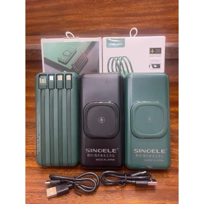 Sạc dự phòng không dây Nhật SINOELE dung lượng 50,000mah tích hợp 4 cổng đầu ra-QP STORE - Image 4