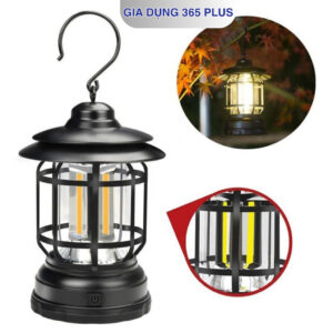 Đèn dã ngoại, đèn lều cắm trại dùng sạc USB và pin tiểu AA tiện lợi chống thấm nước