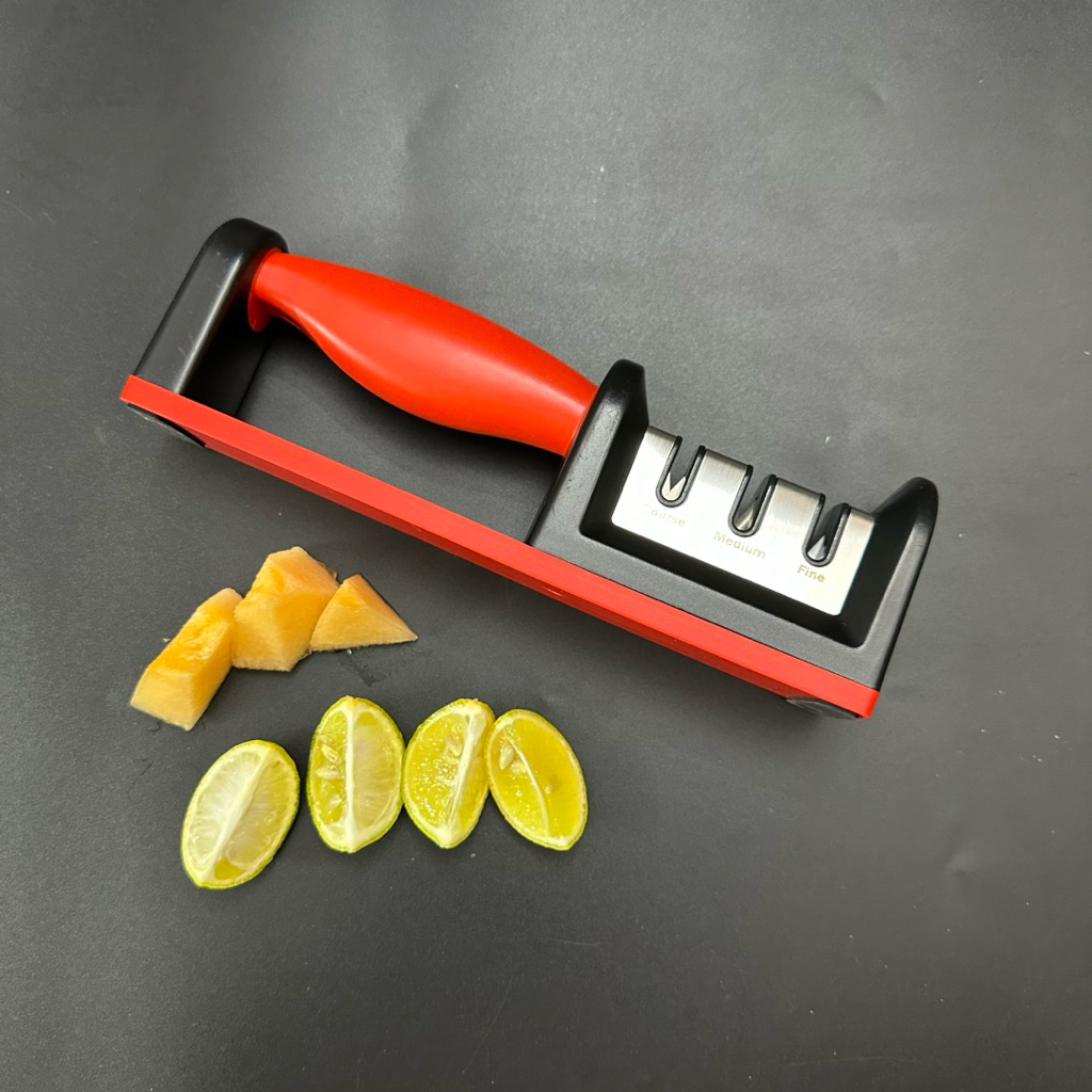 Mài dao 3 khe hãng katasiwa make in japan mài siêu nhanh chóng tiện lợi