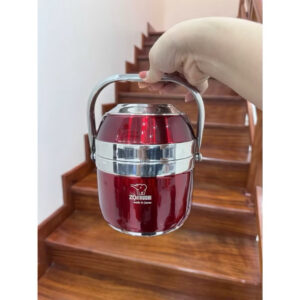 Cặp lồng cơm Inox Zojirushi thương hiệu Nhật cao cấp dung tích 1,5l inox 304 - giữ nhiệt cực tốt