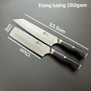 Dao thái thịt Thép 3 Lớp sắc bén Dao Làm Làm Bếp Nhật Bản Chính Hãng không gỉ