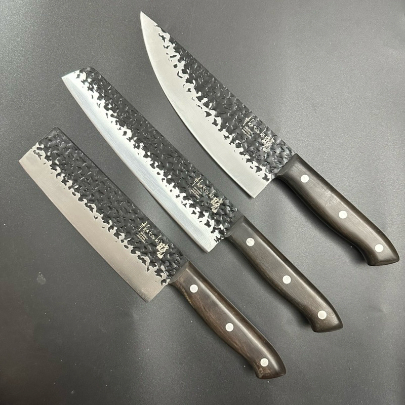 Dao thái lọc thịt hãng Akatsuki Nhật - siêu sắc bén, thép trắng được thiết kế lớp vân đen không rỉ
