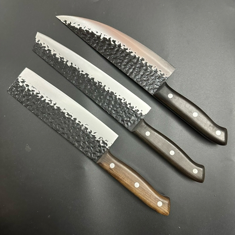 Dao thái lọc thịt hãng Akatsuki Nhật - siêu sắc bén, thép trắng được thiết kế lớp vân đen không rỉ - Image 4